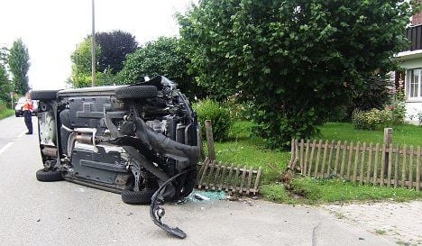 Rowdy unborn girl causes Basel car crash