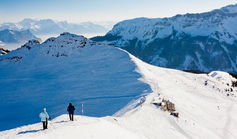 Wintry weekend warning for Swiss Alps
