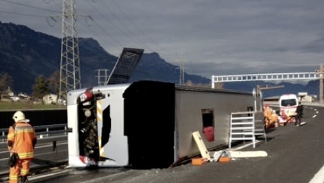Marcus Miller Band bus crashes in Switzerland