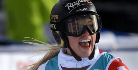 Swiss skier Lara Gut wins Val d'Isère downhill