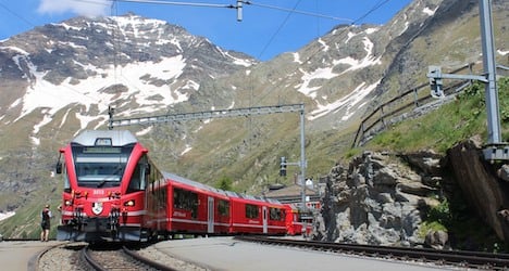Panoramic Bernina Express fetes rail history