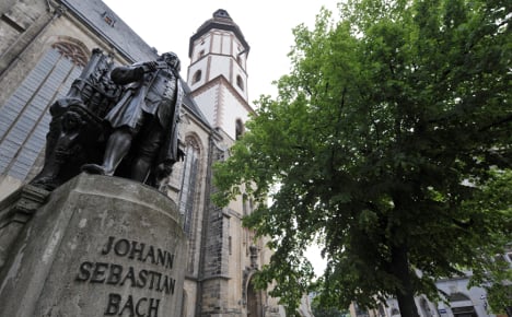 A statue of Bach outside St. Thomas' Church. Photo: DPA