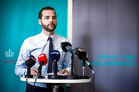 Economy and Interior Minister Morten Østergaard. Photo: Thomas Lekfeldt/Scanpix