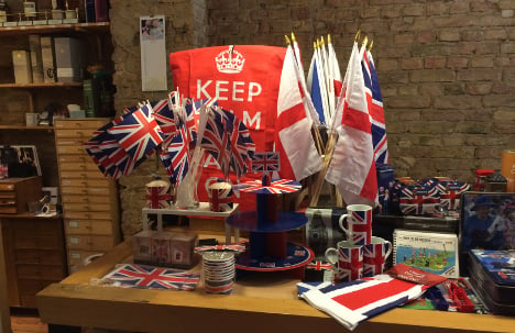 An assortment of British memorabilia. Photo: Matty Edwards