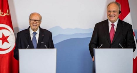 Tunisian leader puts Swiss in European Union