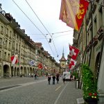 Violent scenes in Bern as police clash with protestors