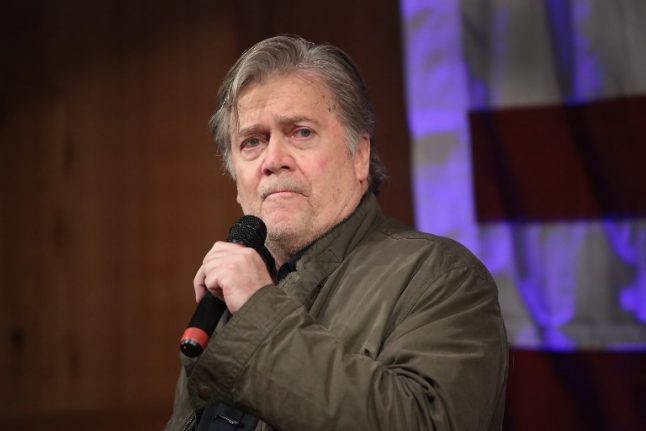 ‘History is on our side’: former Trump aide Steve Bannon in Zurich