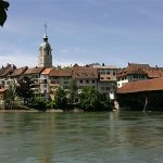 UPDATED: Fire on historic wooden bridge in Swiss city of Olten under control