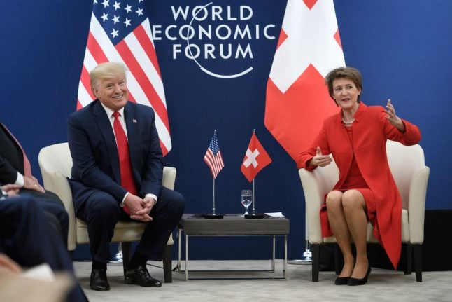Trump wants United States-Switzerland trade deal