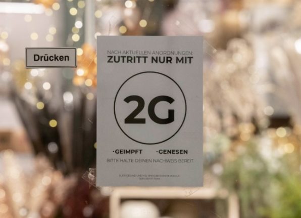 Some criticism but mostly praise for Switzerland’s new 2G rule. Photo by THOMAS KIENZLE / AFP